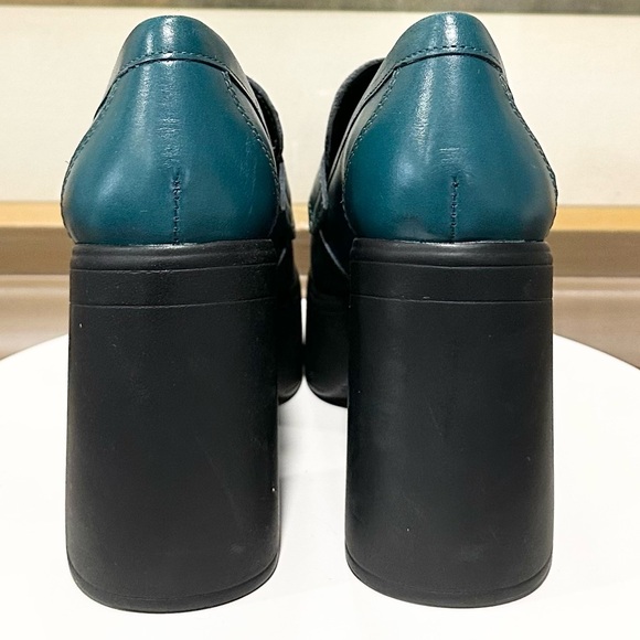 🌸FREE PEOPLE🌸 Zoe Platform Loafer in Jade Size: 36 - Picture 8 of 11